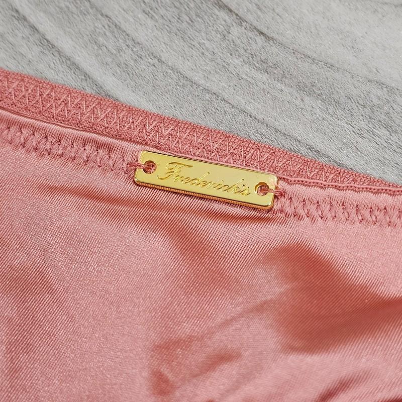 Frederick's Of Hollywood Lexi Hipster Silky Satin Panties Brick Dust Size XL