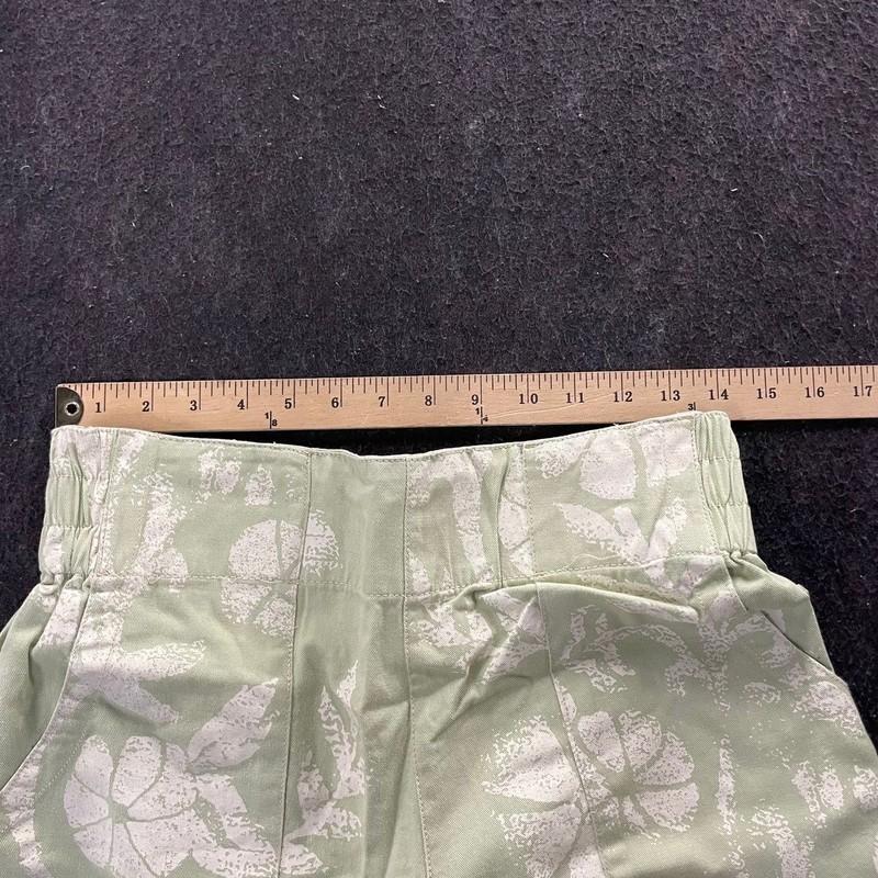 FREE PEOPLE Breezy Denim Printed Jeans Women's Size S Seaglass Combo