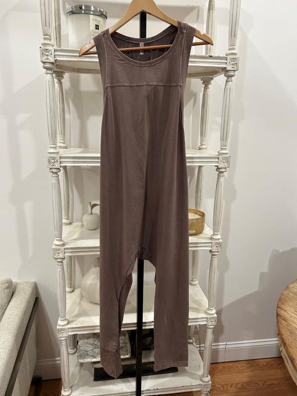 Free People Movement Hot Shot Twisted Piece Size Small In Charcoal Brown