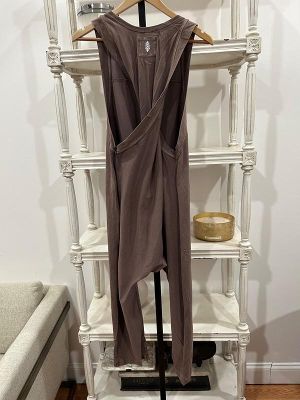 Free People Movement Hot Shot Twisted Piece Size Small In Charcoal Brown