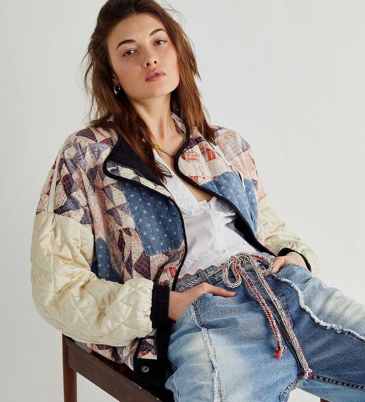 Free People NWT Size XL Gorgeous Quilted Rudy Jacket New Coat
