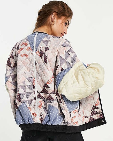 Free People NWT Size XL Gorgeous Quilted Rudy Jacket New Coat