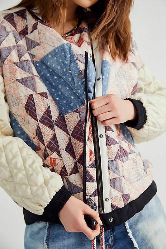 Free People NWT Size XL Gorgeous Quilted Rudy Jacket New Coat
