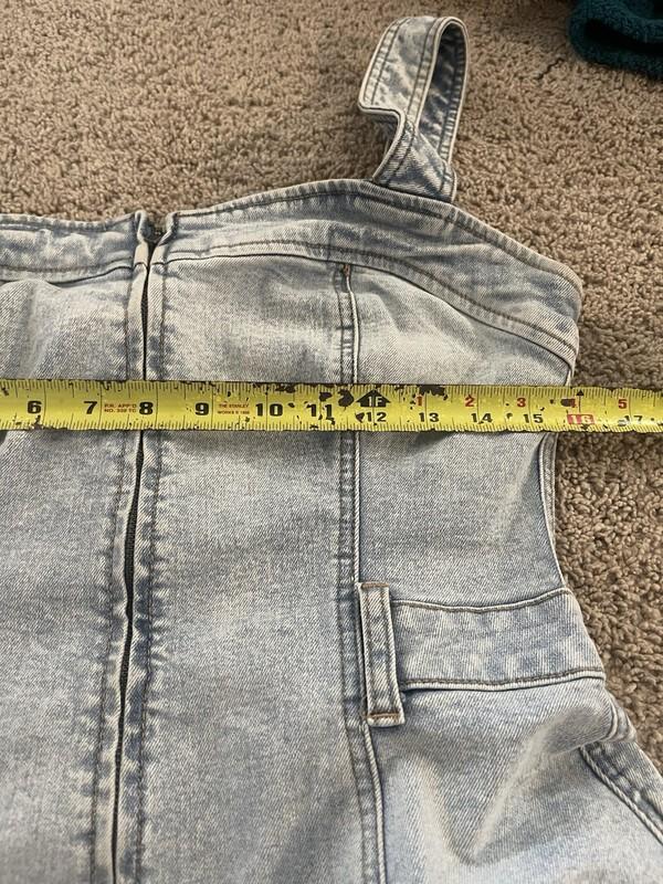 Free People We The Free CRVY Lady Of The Hour Denim Romper Sz30