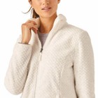Free2B Ladies Butter Pile Fleece Jacket Full Zip Soft Stand Collar I K42