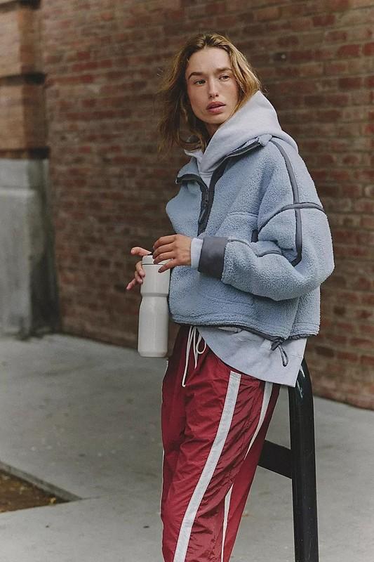 Freepeople - Mountain High Half Zip Fleece - Free Ship