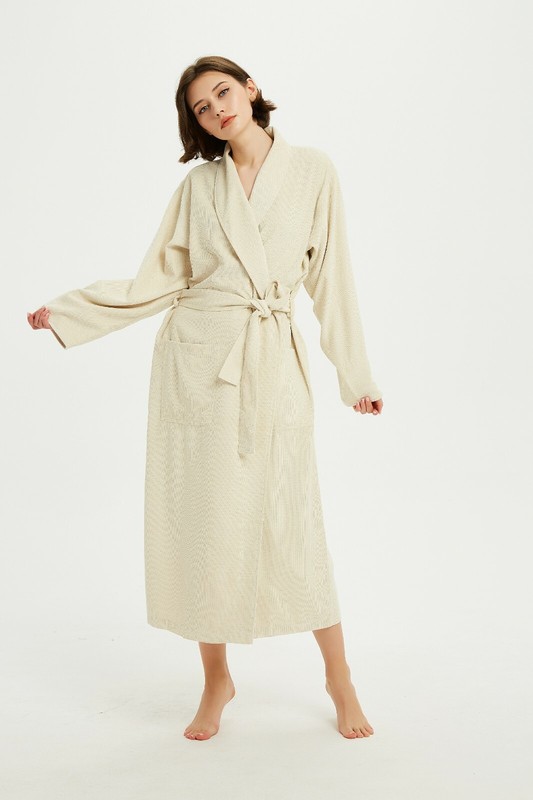 Freetree® Women's Waffle Weave Microfiber SPA Robe - Ultra Absorbent Fast Drying
