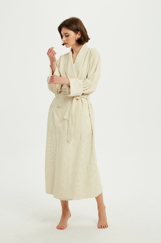 Freetree® Women's Waffle Weave Microfiber SPA Robe - Ultra Absorbent Fast Drying