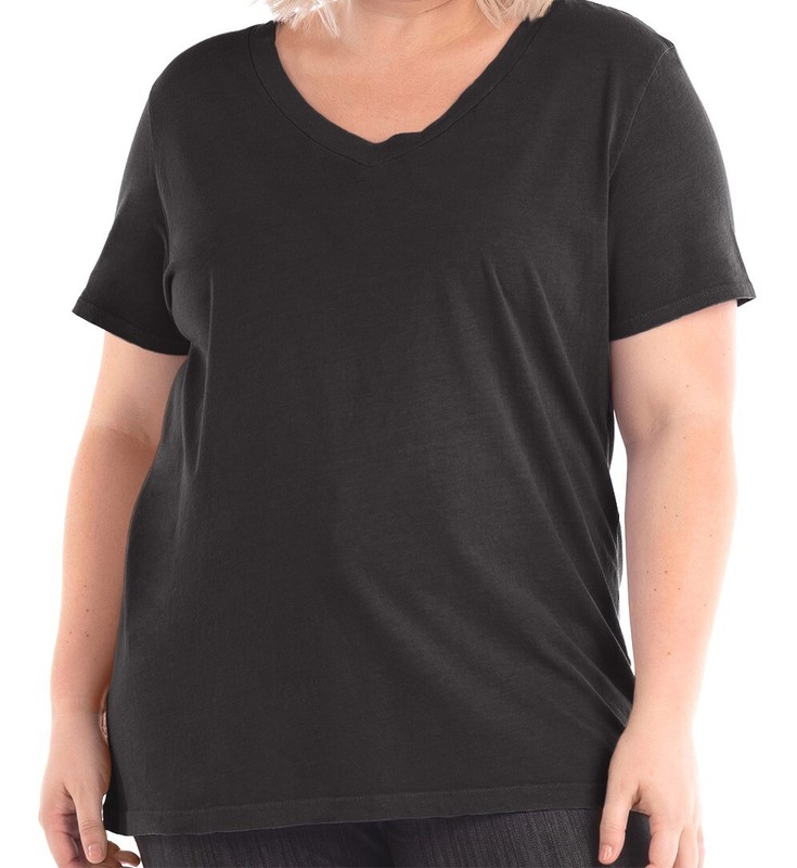 FRESH PRODUCE 1X BLACK $42.00 Jersey Cotton SS Tee Top NWT New 1X