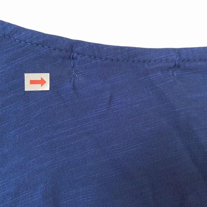 FRESH PRODUCE Small Moonlight BLUE DRAPE Cotton Jersey Tank Dress $65 NWD S
