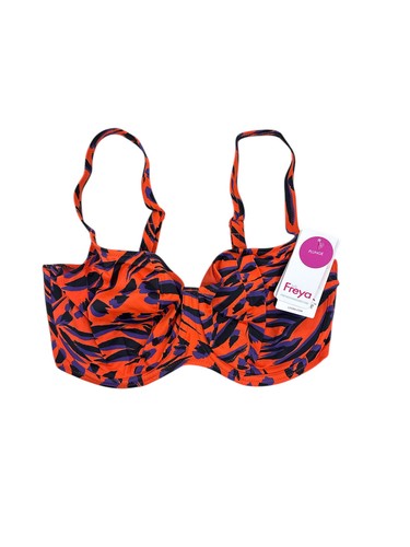 Freya SUNSET Tiger Bay Underwire Plunge Bikini Swim Top US 28G UK 28F