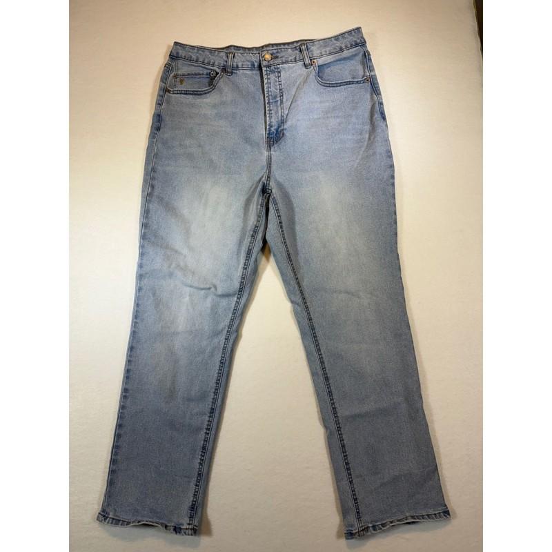 Frye Jeans Womens Size 16/34 Light Wash High Rise Straight Leg Denim Pants