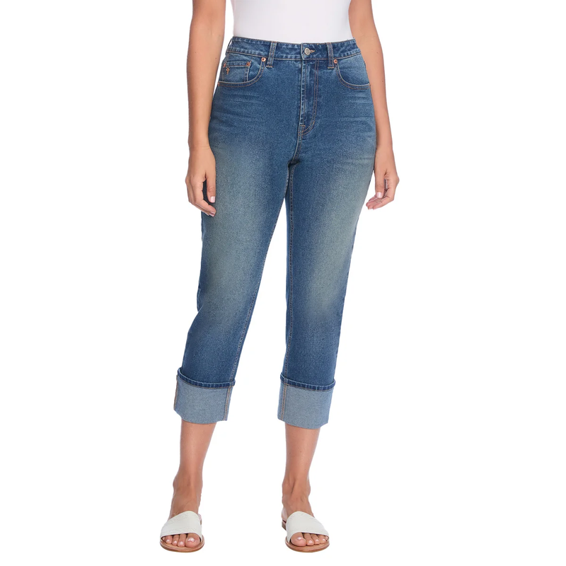Frye Women's Cuffed Crop Jean