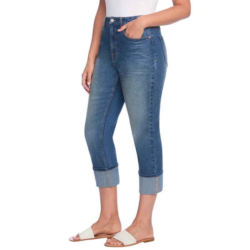 Frye Women's Cuffed Crop Jean
