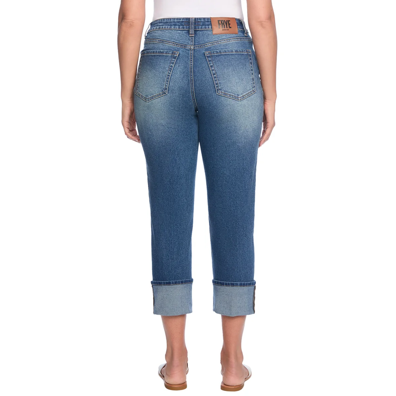 Frye Women's Cuffed Crop Jean
