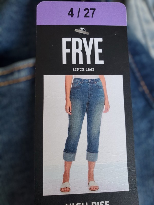 Frye Women's High-Rise Amari Jeans Blue Size 14/32