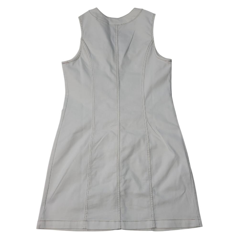 Frye Women's Sleeveless Stretch Denim V-Neck Mini Dress