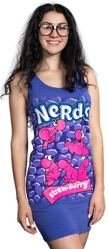 Funny Nerds Candy Women's Tank Top Dress