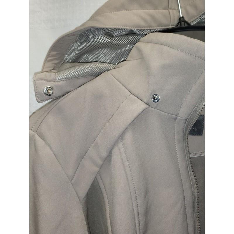 Gallery New York Coat Women's L Hooded Packable Water Resistant Jacket Fall