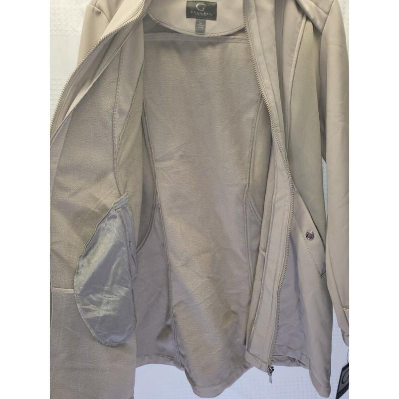 Gallery New York Coat Women's L Hooded Packable Water Resistant Jacket Fall