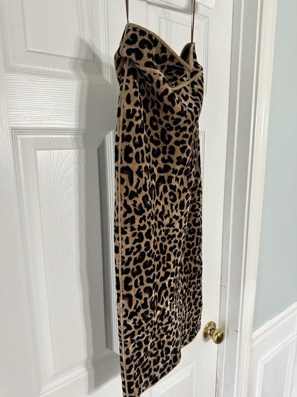Galvan London Women Skirt Leopard 31 Inches Long