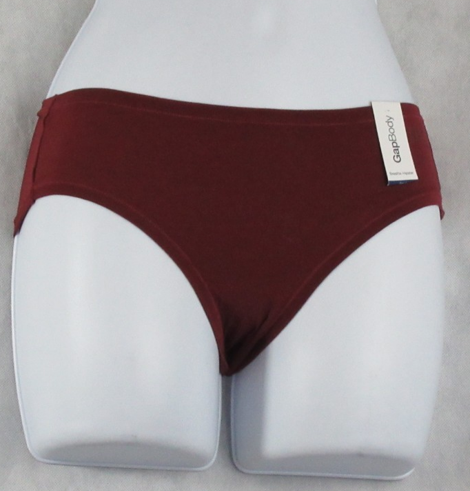 Gap Body Women's Breathe Hipster Panty Underwear Cabernet Wine Red Large