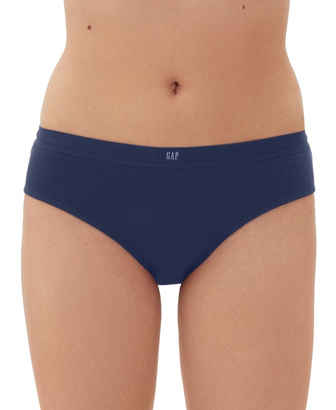 Gap GapBody Women's Logo Comfort Hipster Underwear Elysian Blue LARGE