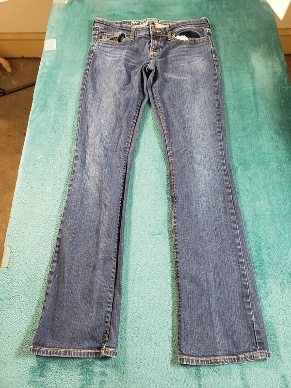 Gap Jeans Sz 2 Womens Blue Denim Pants Stretch Ladies Mid Rise Sexy Bootcut