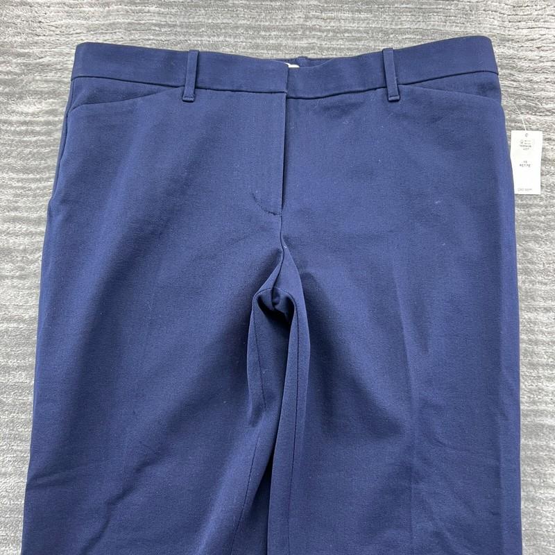 GAP Pants Sz 10 Petite Womens Slim Cropped Two Way Stretch Medium Wash Blue NWT