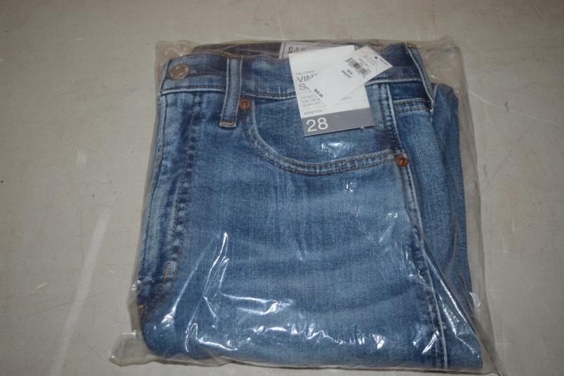 Gap Vintage Slim High Rise Jeans Size 28/6 Short Medium Indigo