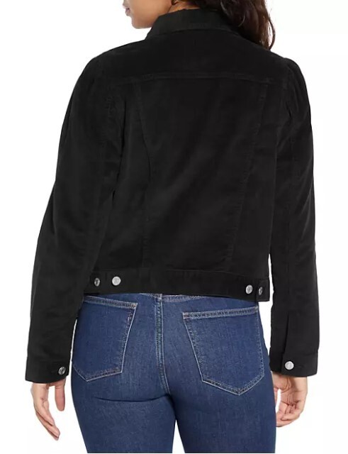 Gap Women's Corduroy Jacket Size Small True Black Free Shipping