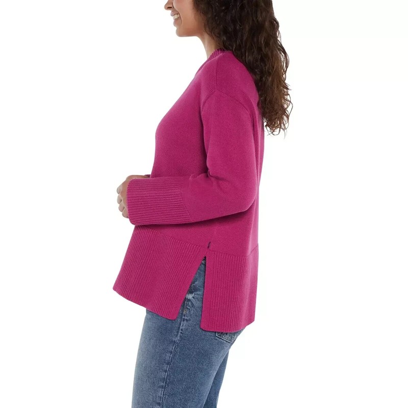 GAP Women's Crewneck Long Sleeve Cotton Pullover Pink Size XL