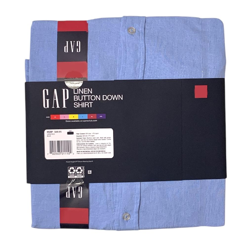 Gap Women's Relaxed Fit Light Soft Linen Button Down Top