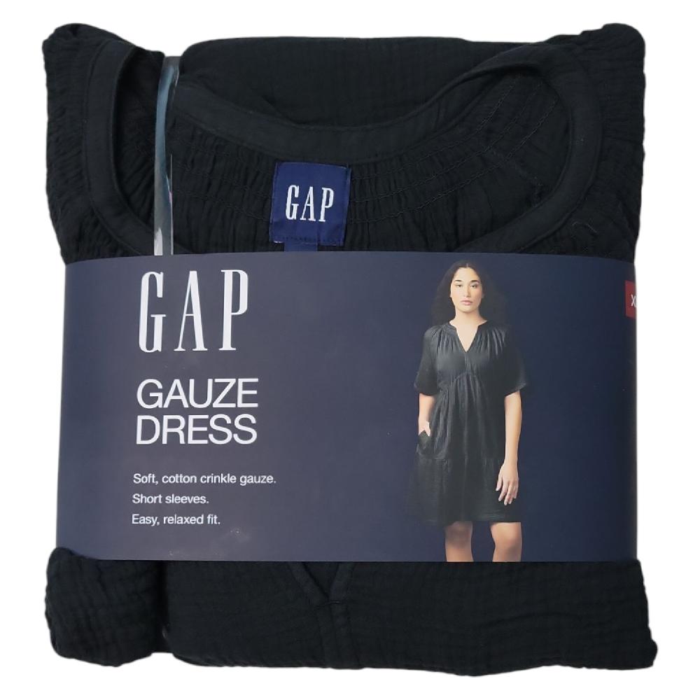 Gap Women's Relaxed Fit Soft Cotton Gauze Tiered Dress