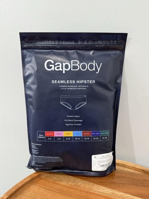 GapBody Seamless Hipster Womens Size-Medium Stretch Tag Free 5 Pack