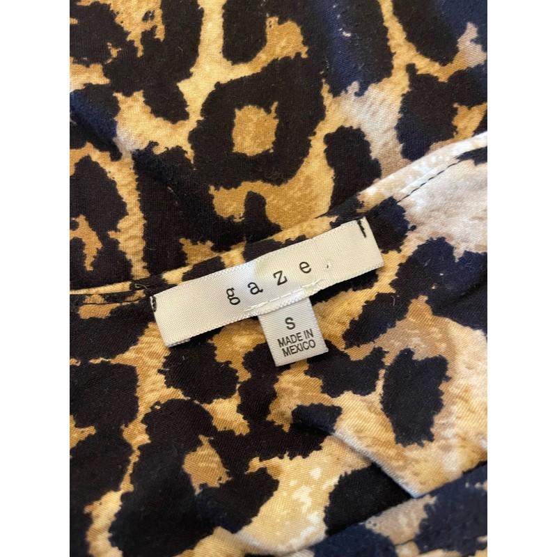 Gaze Leopard Print One Piece Size Small