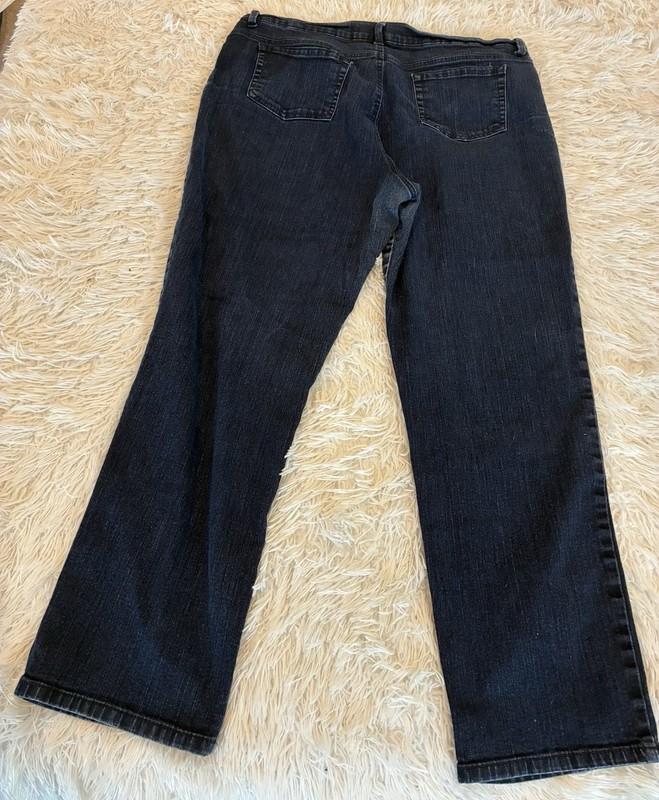 Gloria Vanderbilt Amanda Flex Denim Jeans Women 18 Blue High Rise Stretch