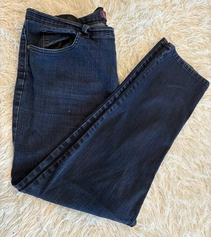 Gloria Vanderbilt Amanda Flex Denim Jeans Women 18 Blue High Rise Stretch