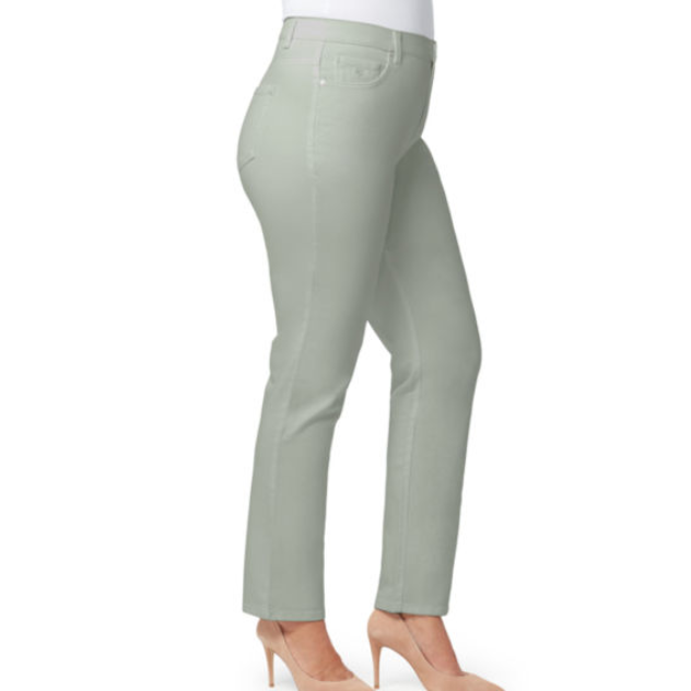 Gloria Vanderbilt Women's Classic Amanda High Rise Tapered Jean Light Fern 12