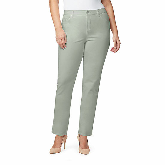 Gloria Vanderbilt Women's Classic Amanda High Rise Tapered Jean Light Fern 12