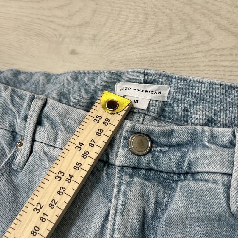 Good American Light Wash Jeans Women’s Denim Mid Rise Stretch Size 15