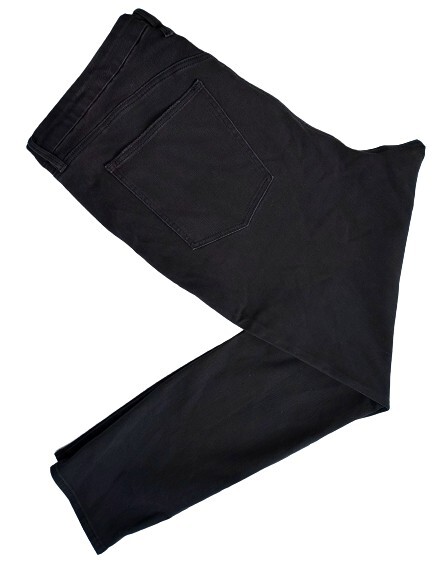 Good American Size 24 Plus Good Legs Extreme V Denim Skinny Jeans NEW NWT Black