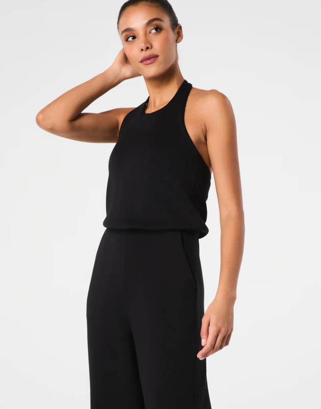 [GOOD PRICE] SPANX AirEssentials® Halter Jumpsuit Very Black
