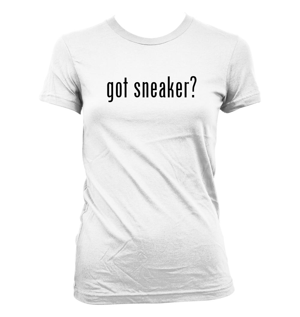 Got Sneaker? - Cute Funny Junior's Cut Women's T-Shirt NEW RARE