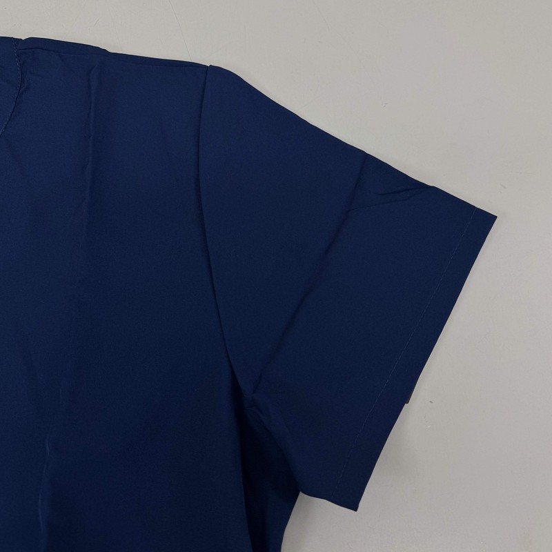 GREEN TOWN 4 Flex Scrubs Jumpsuit Cinch In Waist Women's Sz L Indigo GFX-023AST