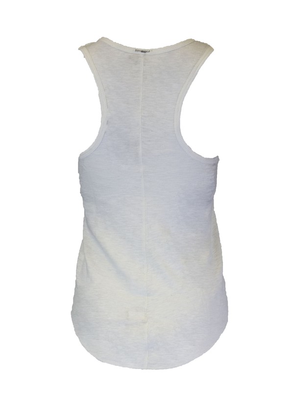 Grey State Women's Josie Rib Tank White