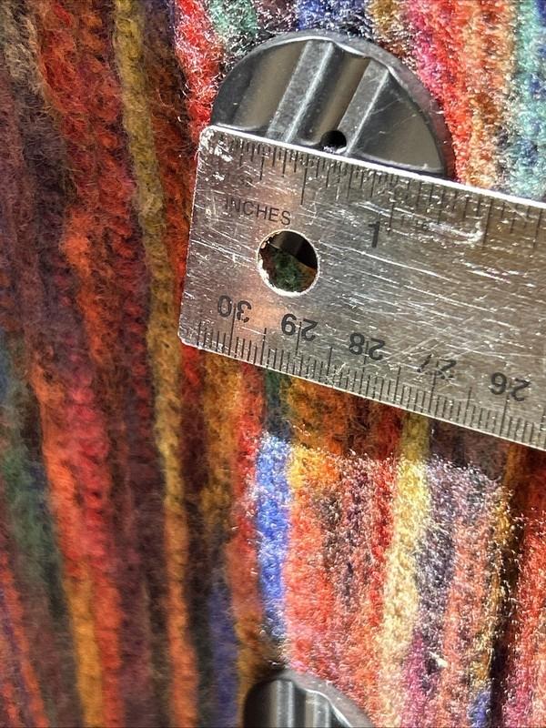 Habitat Clothes To Live In Knit Blazer Women’s Medium Rainbow Boho Three Button