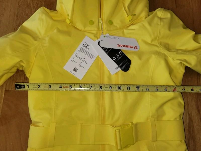 Halfdays Aston Women's Waterproof Insulated Ski Jacket Yellow Size XS