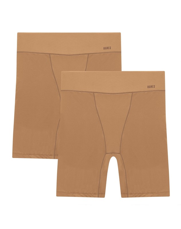 Hanes Moves Women's Anti-Chafe Slip Shorts