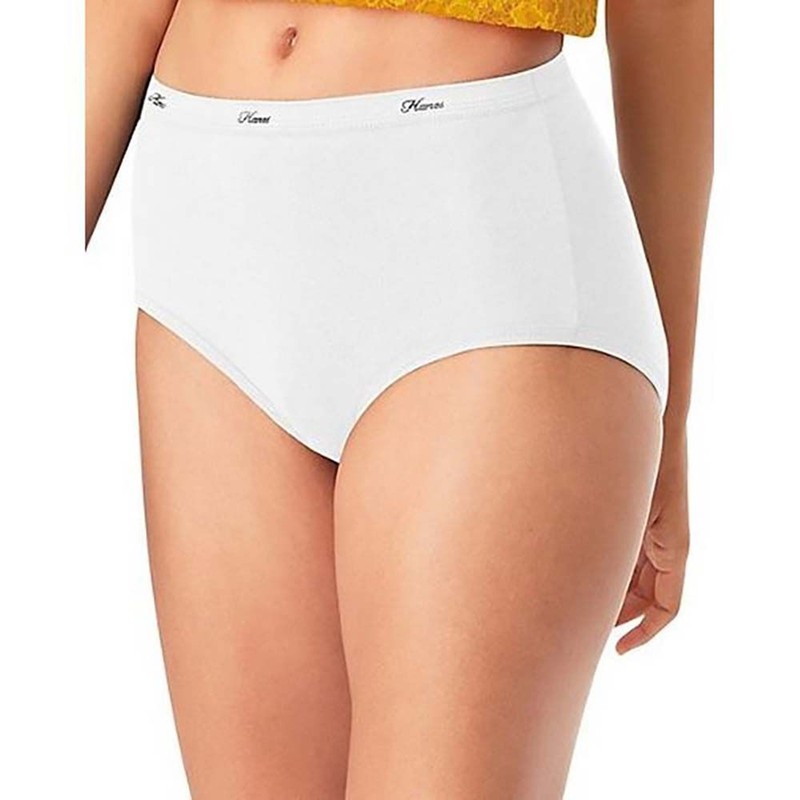 Hanes PW40WH Cotton Briefs Panties